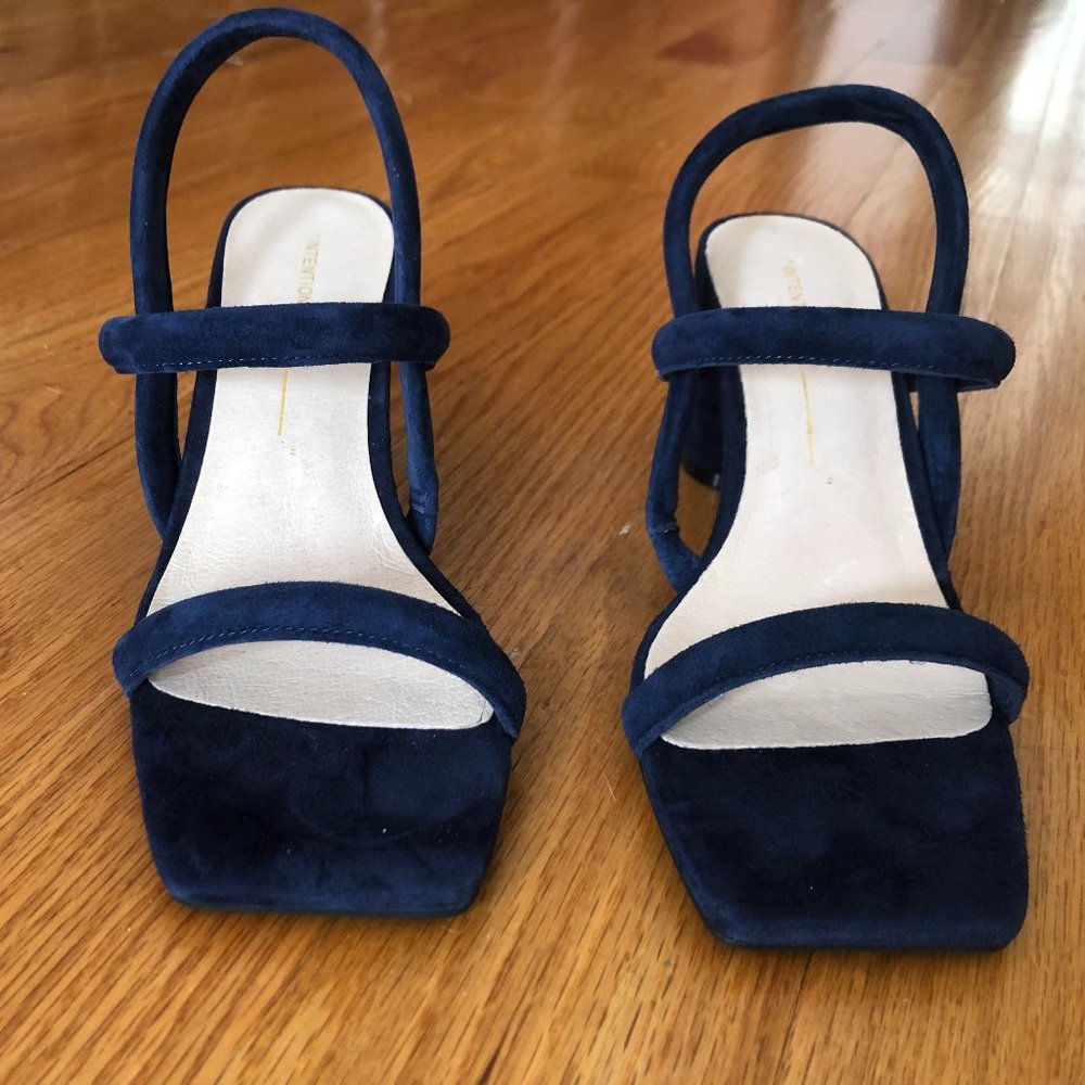 Intentionally Blank - Kifton Heel, Navy, Size 7 (Never Worn)
